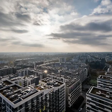 Panorama Viev 22th Floor Free Garage By Perfect 2211 * 바르샤바