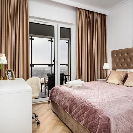 Panorama Viev 22th Floor Free Garage By Perfect 2211 Apartment Warsaw